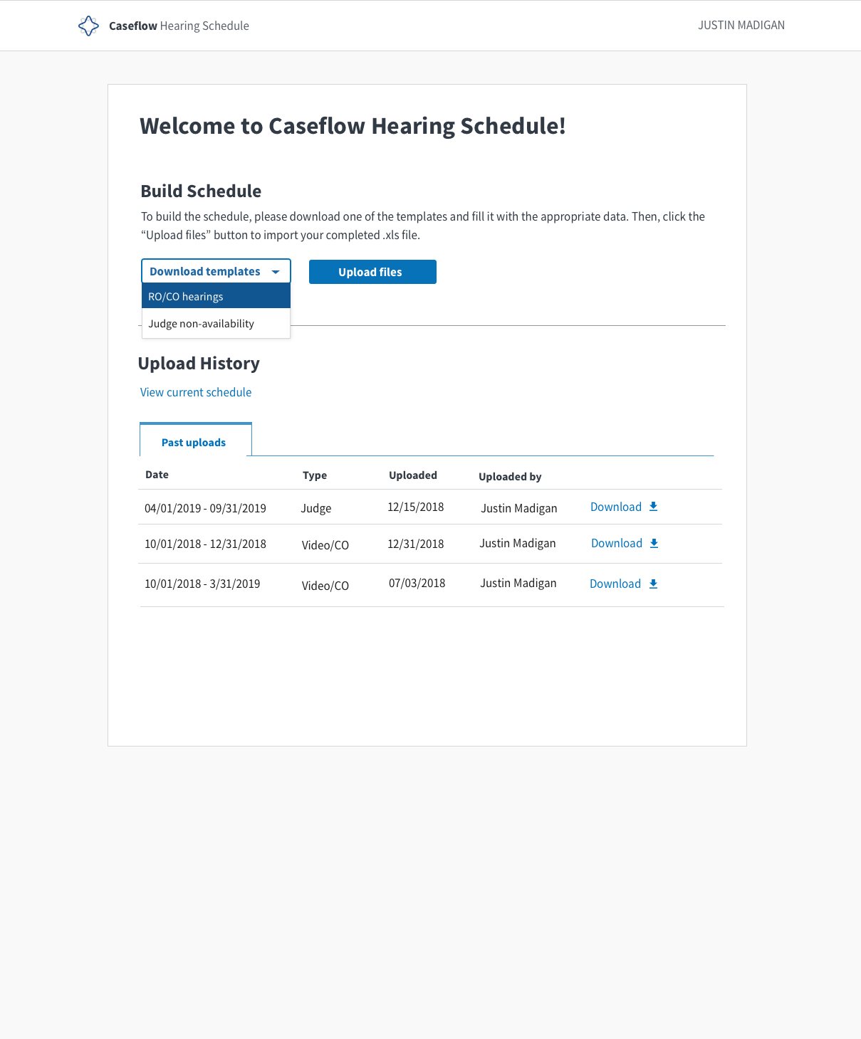 welcome page download button should be dropdown issue 5987 dropdown download