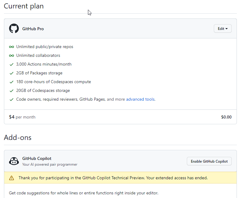 CoPilot and GitHub Student Developer Pack · community · Discussion ...