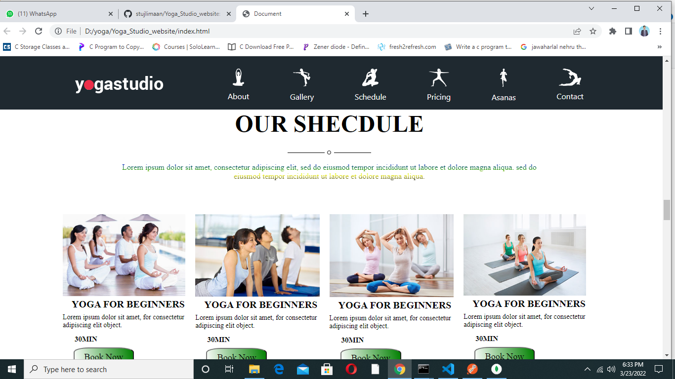GitHub - stujlimaan/Yoga_Studio