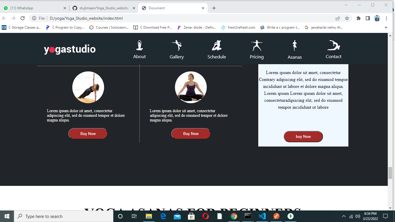 GitHub - stujlimaan/Yoga_Studio