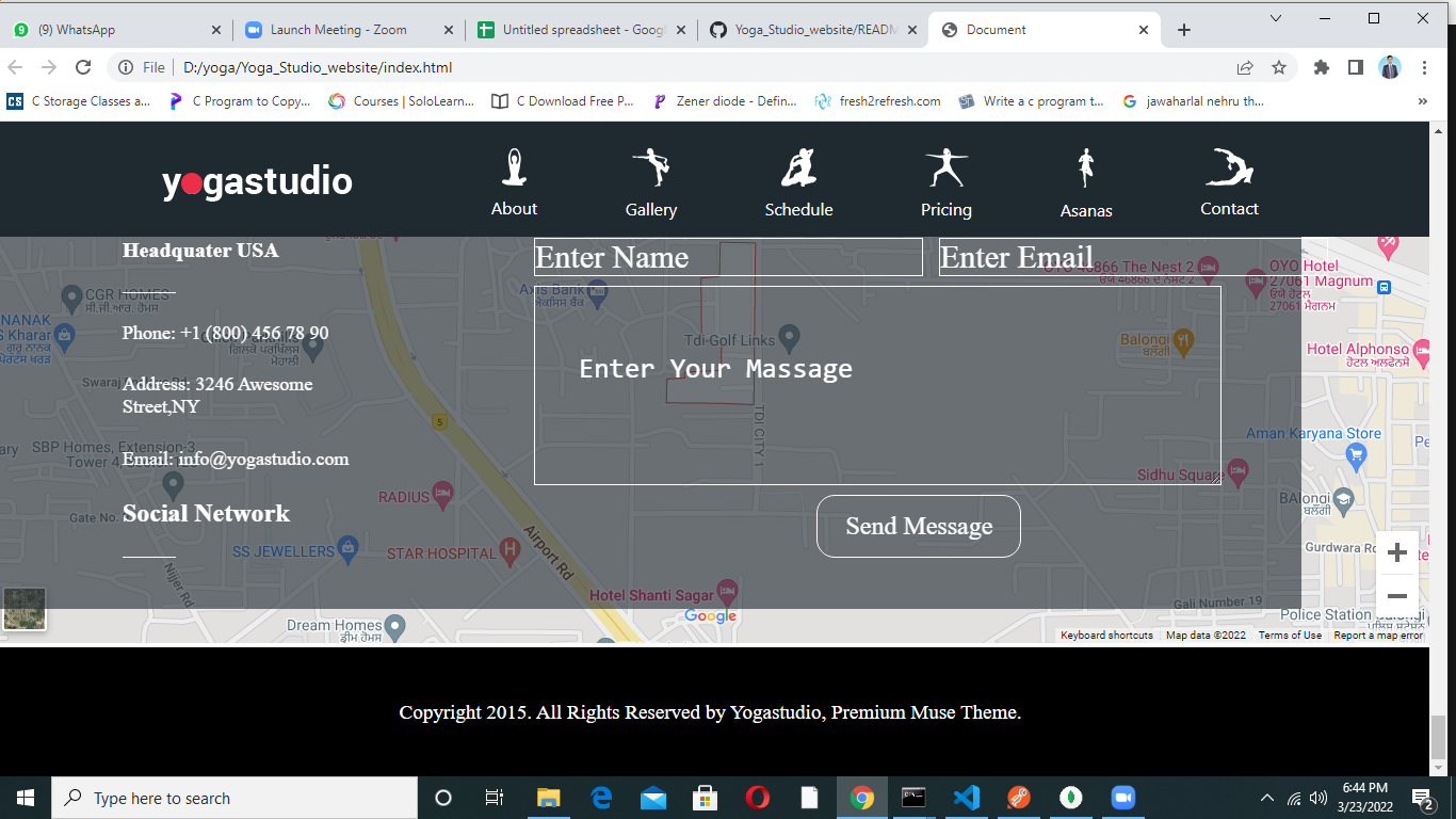 GitHub - stujlimaan/Yoga_Studio