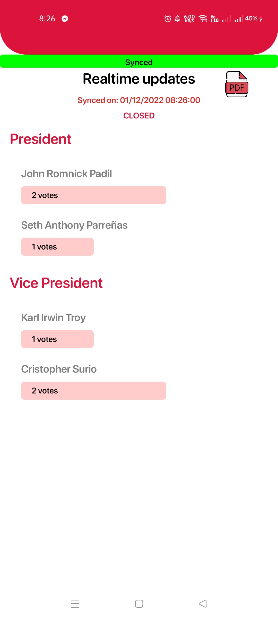 ePoll - Student Voting and Polling System screenshot 5