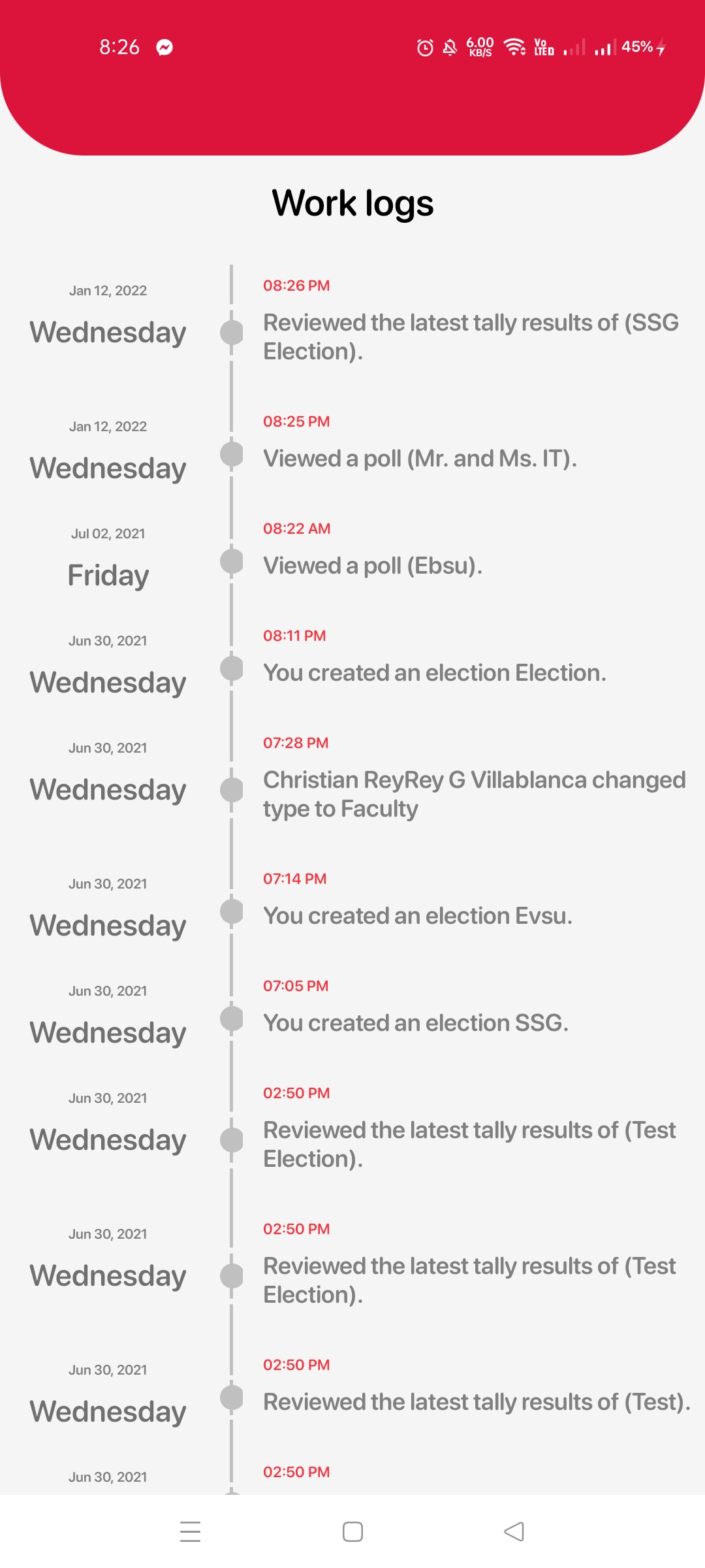 ePoll - Student Voting and Polling System screenshot 9