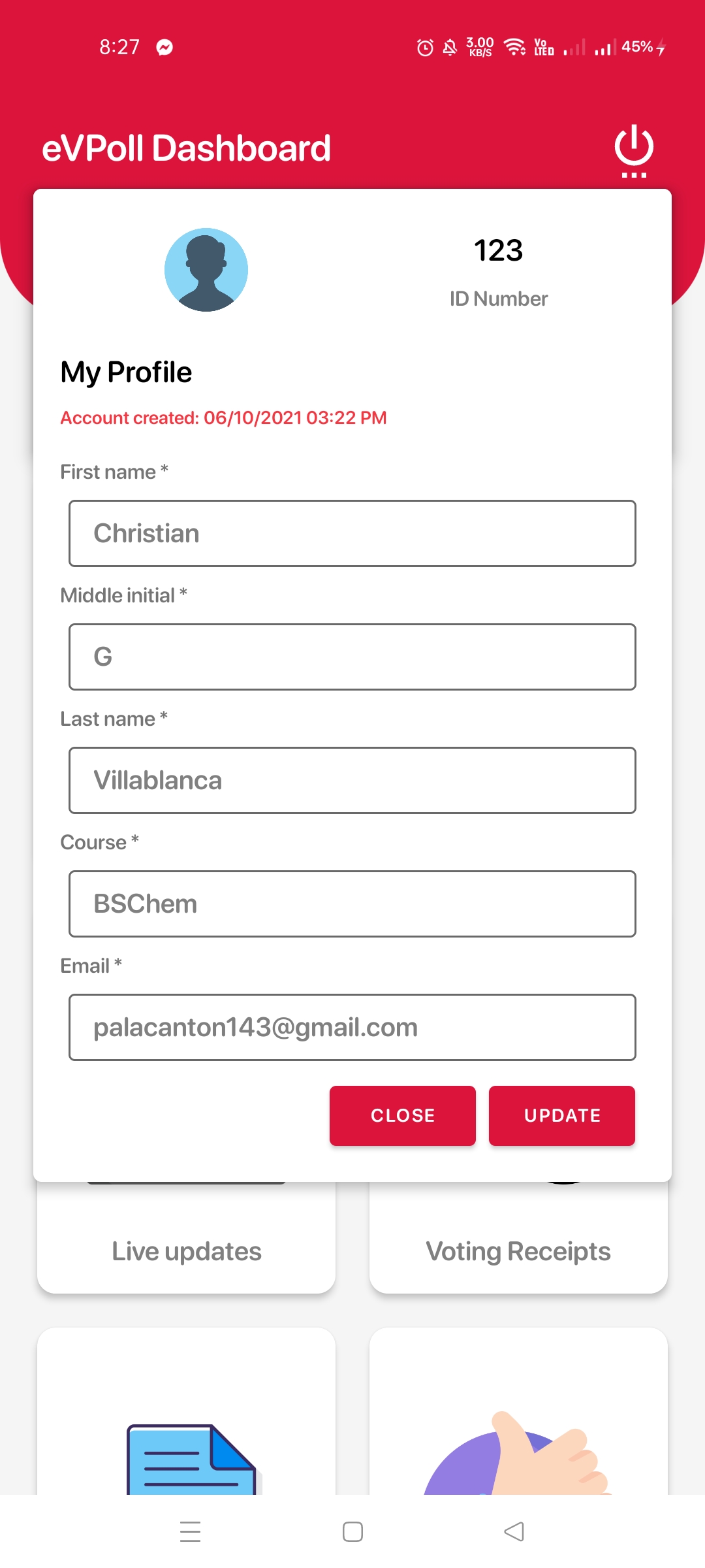ePoll - Student Voting and Polling System screenshot 12