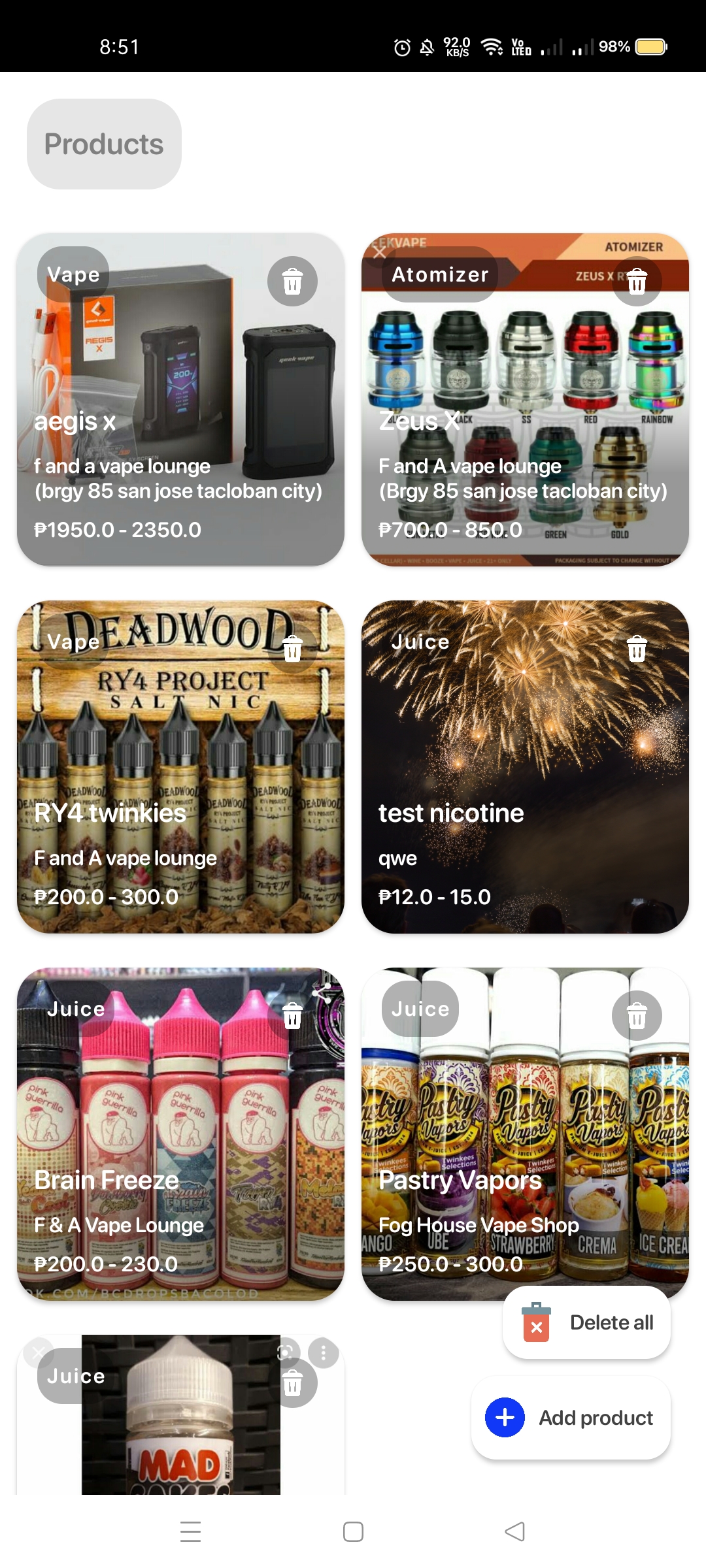 eCigs - Into E-Cigs Vaping Information and Transition Decision Support System screenshot 15