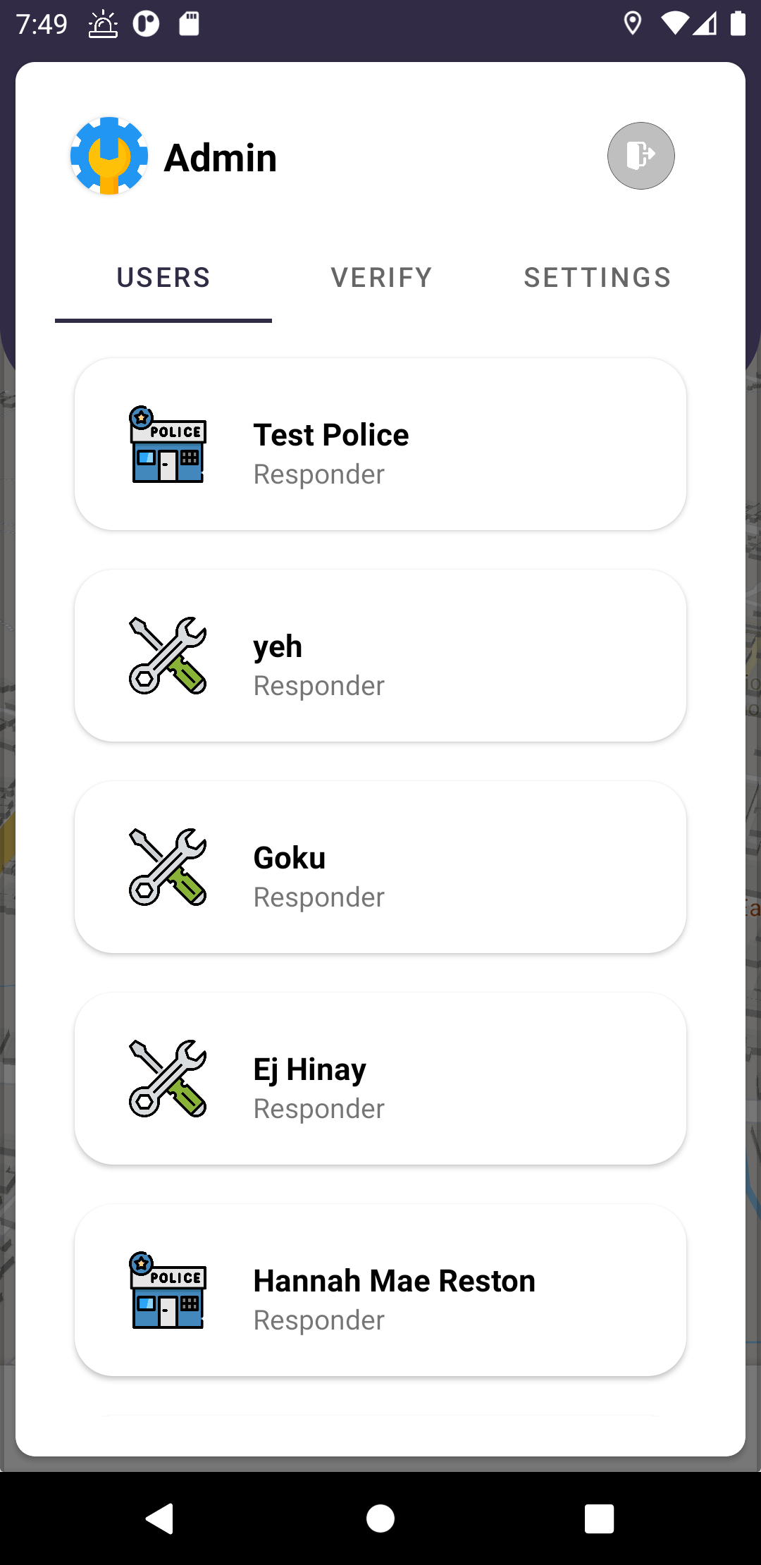 Municipal Emergency Response System screenshot 5