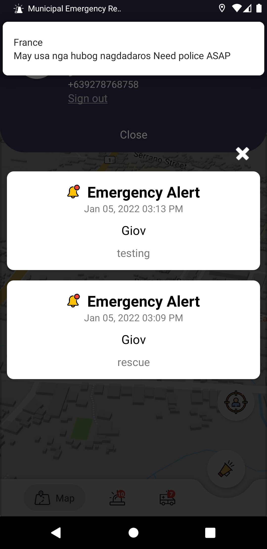 Municipal Emergency Response System screenshot 10