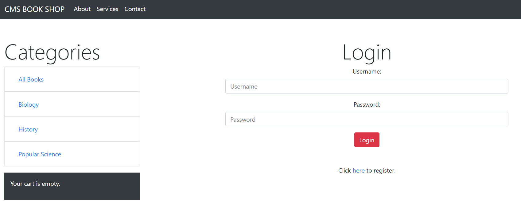 GitHub - AdrianZawadzkiDDay/CMS-Shop: CMS Book-Shop