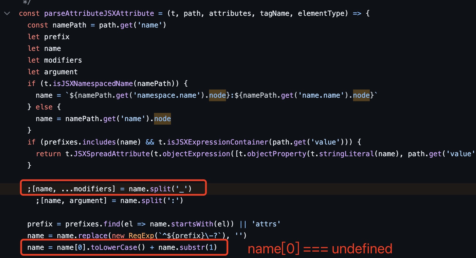 Cannot parse a prop that starts with _ · Issue #310 · vuejs/jsx-vue2 ...