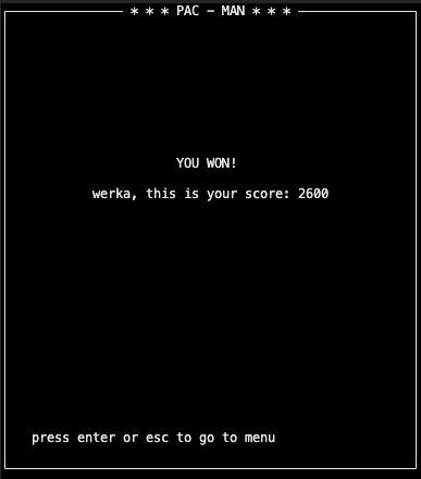 GitHub - weronikaramus/pacman: A simple terminal game written in C ...