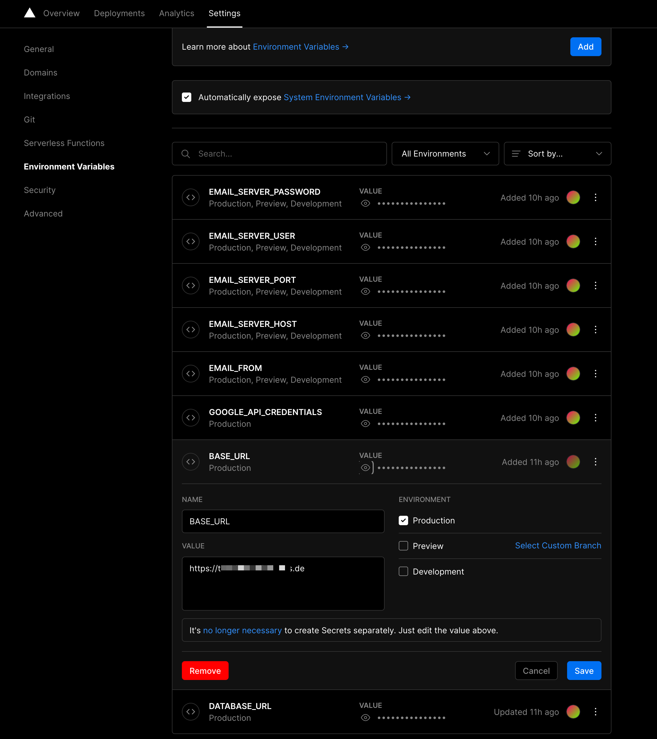 Login redirects to build specific vercel URL · Issue 263 · · GitHub