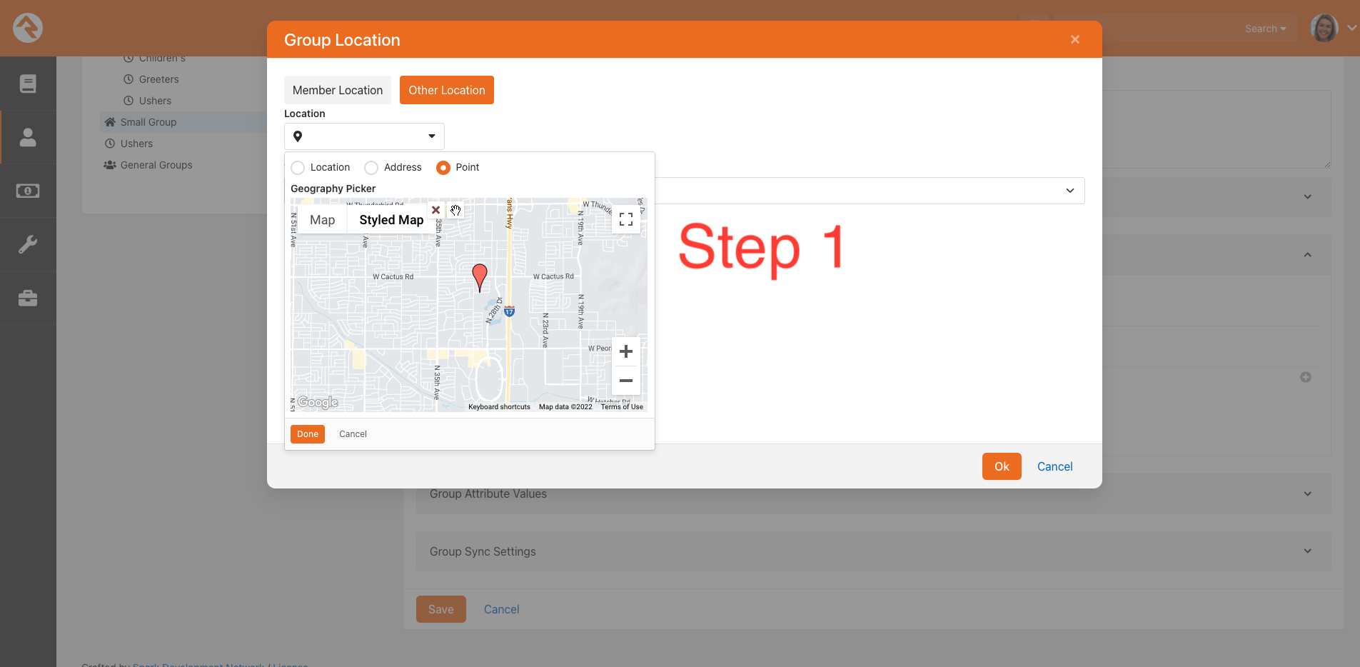 Meeting Detail Location Point Can't Be Selected/Saved · Issue #5256 ...