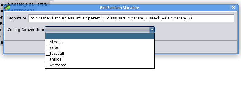Defined calling conventions missing in function definition. · Issue ...