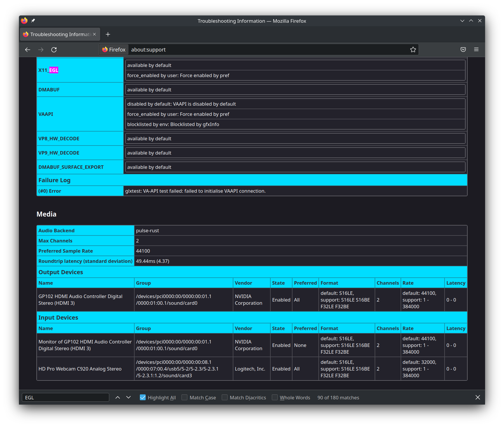Firefox acceleration not working · Issue 108 · elFarto/nvidiavaapi