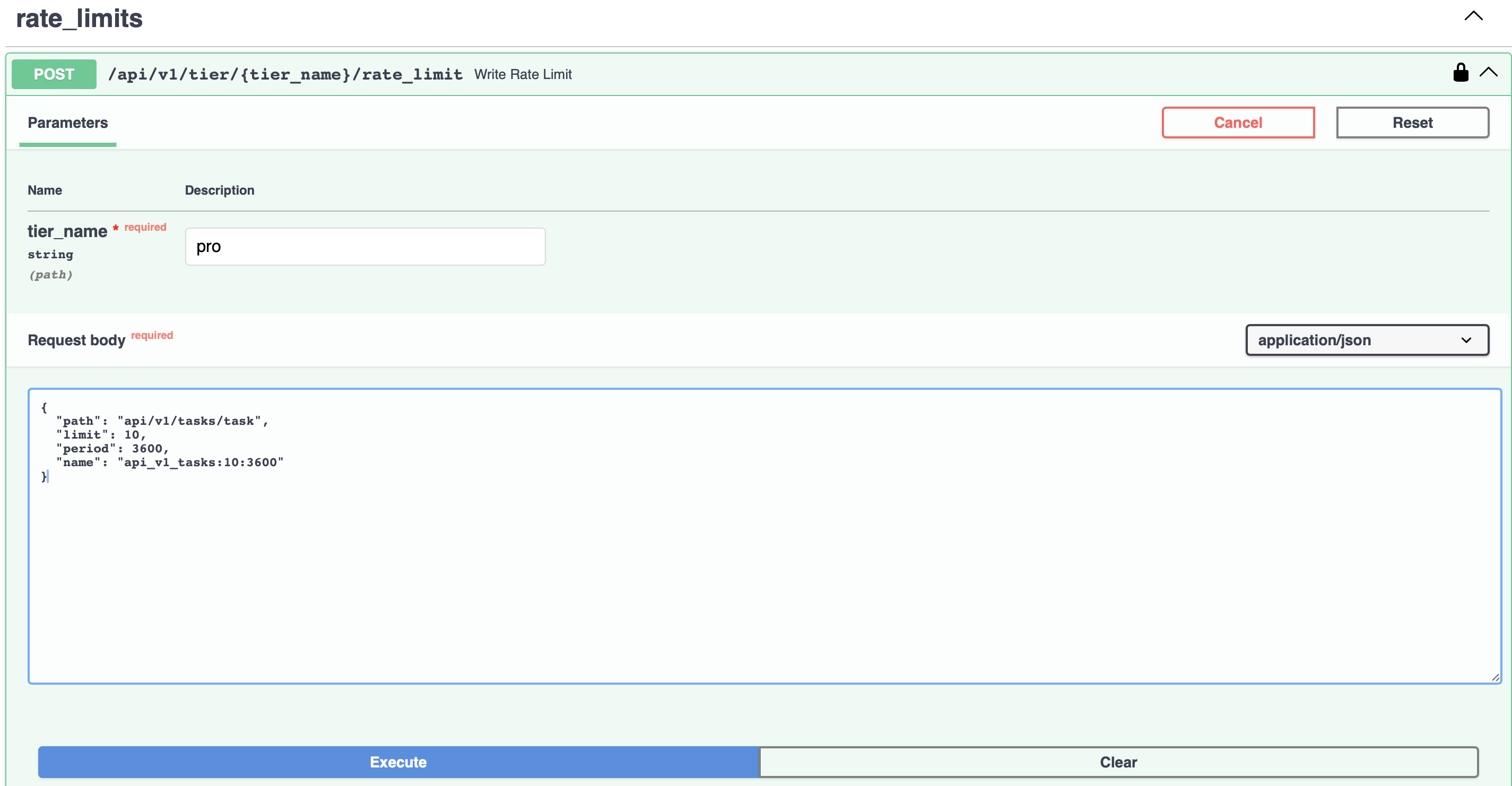 passing path=api/v1/tasks/task, limit=10, period=3600, name=api_v1_tasks:10:3600 to pro tier rate limit