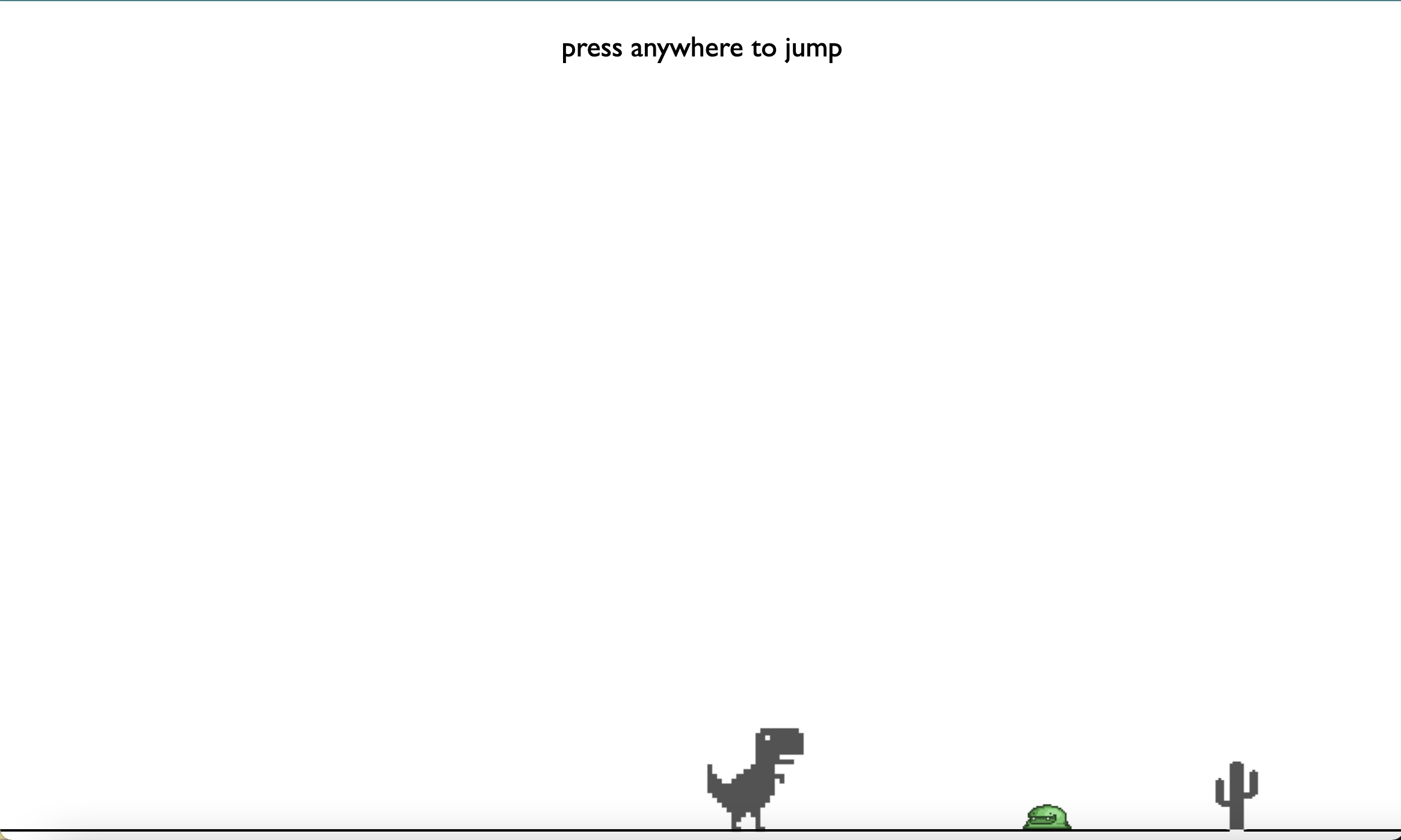 GitHub - Stephaniesunsun/dinoJumpingGame