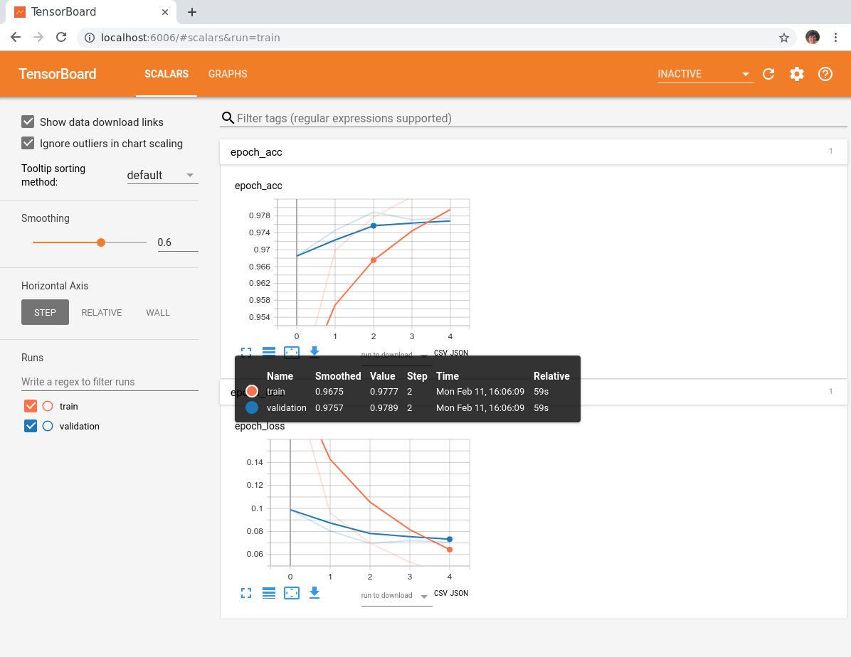 Screenshot of new behavior