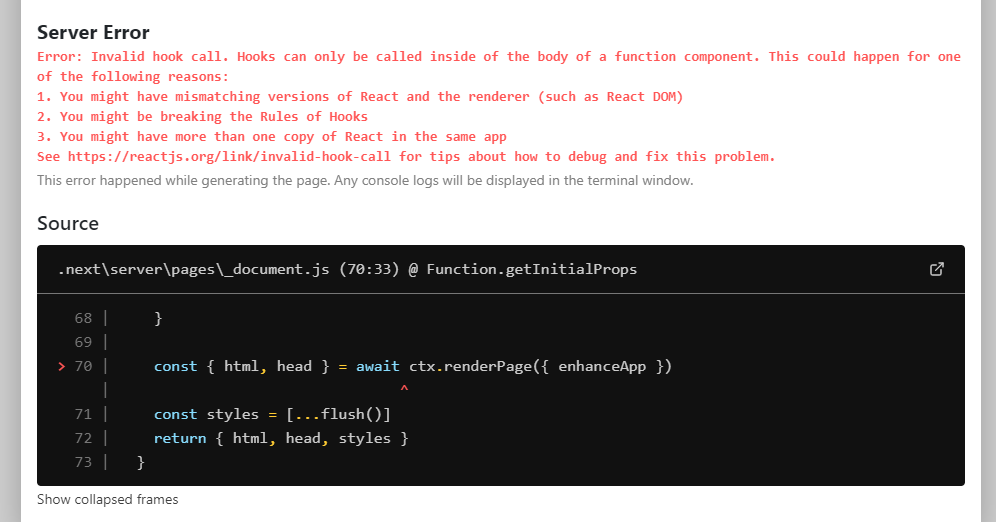 Localhost:3000 is throwing me errors when trying to view blog · vercel ...