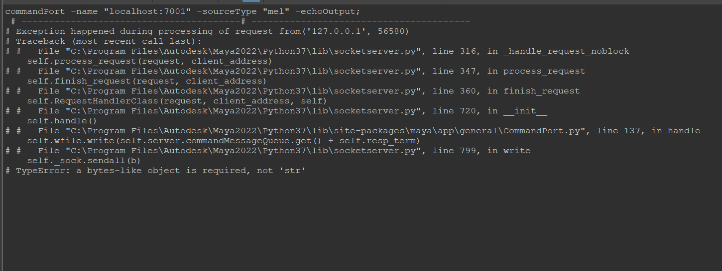 Sending Maya is not working · Issue #40 · artbycrunk/vscode-maya · GitHub
