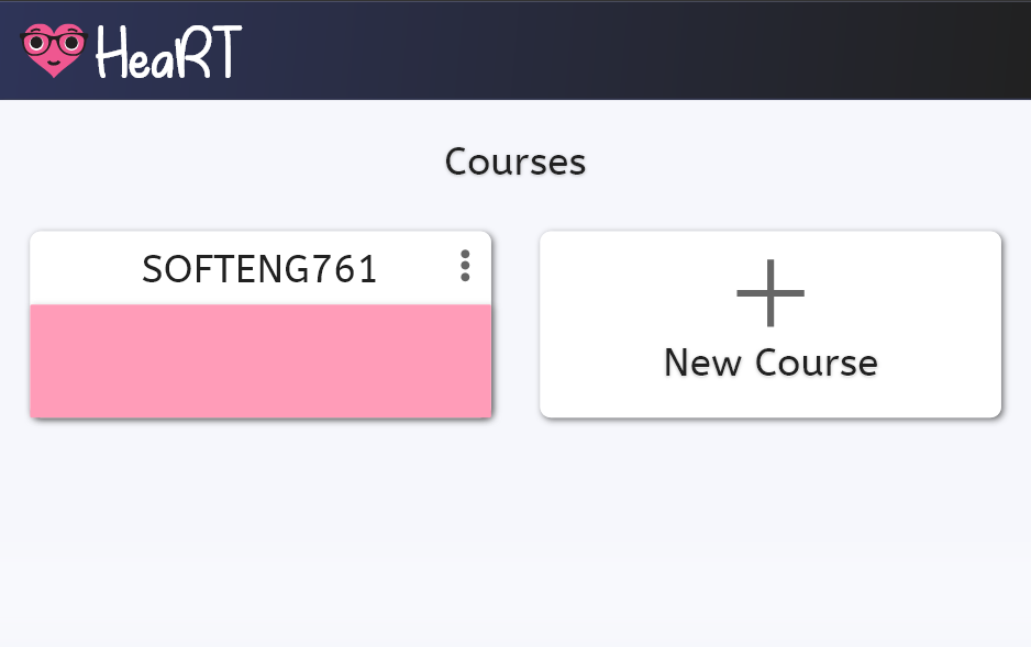 Course Dashboard