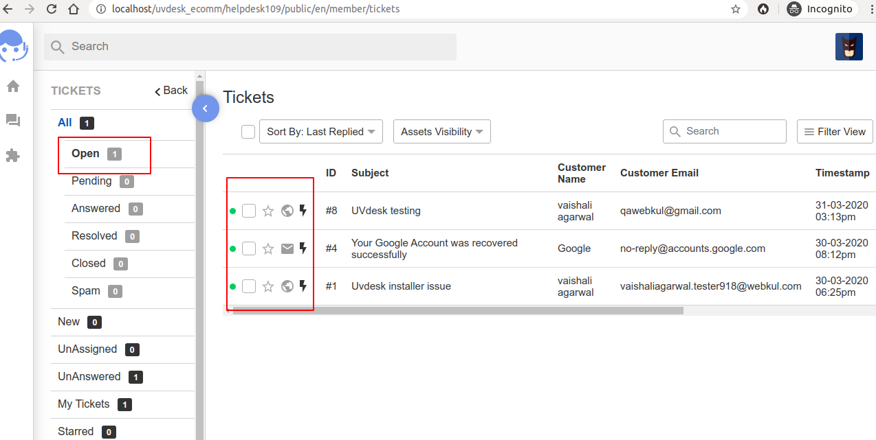 Wrong ticket count at agents panel · Issue #293 · uvdesk/core-framework ...