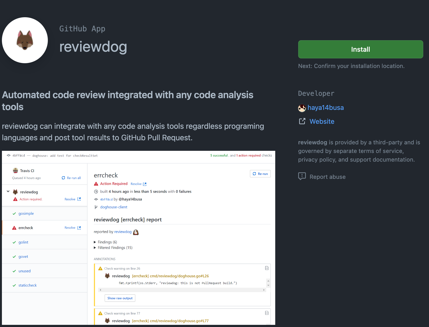 reviewdogの導入検討 · Issue #270 · sunabak0/realworld-kotlin-springboot-jdbc ...