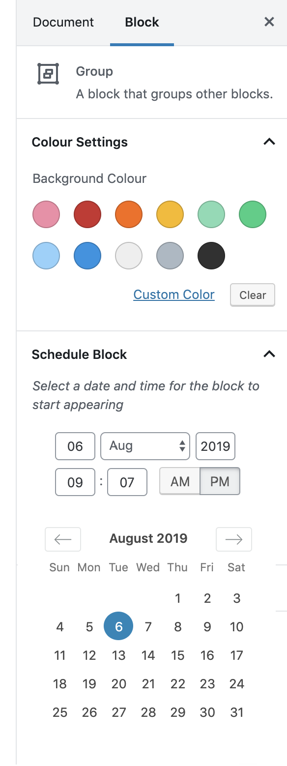 group block concept