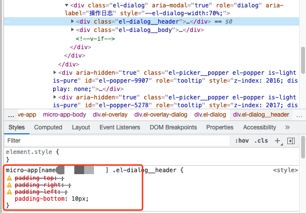 子应用使用最新elemen-plus,变量样式丢失 · Issue #157 · jd-opensource/micro-app · GitHub