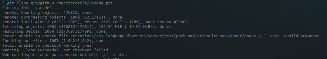 Unable To Clone Vscode Issue 47784 Microsoft Vscode Github Unable To Clone Vscode Issue 47784 Microsoft Vscode Github