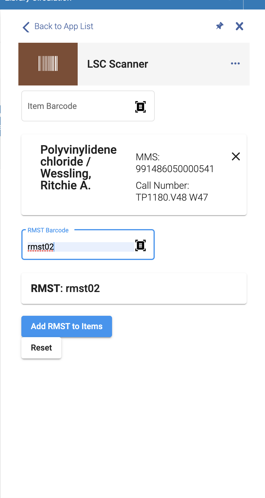 GitHub jhulibraryapplications/lscscannercloudapp An Ex Libris