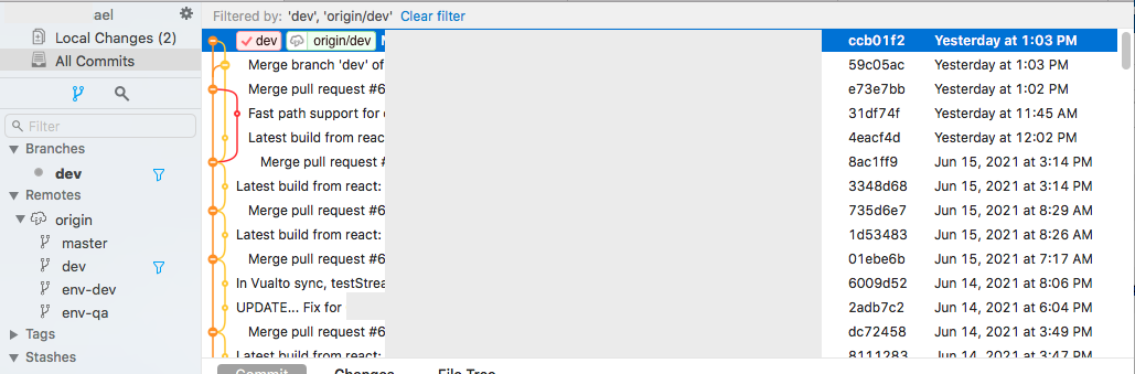 Filter by Active Branch shows blank commit tree window · Issue #1401 ...