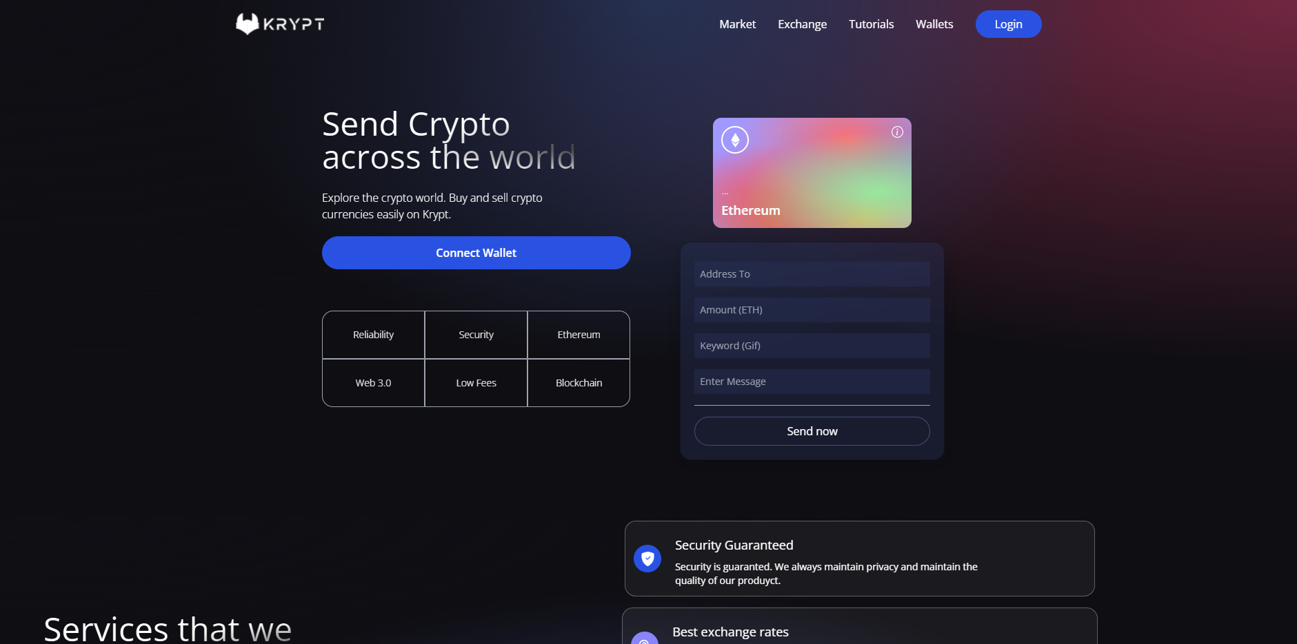 GitHub - Fredrikbjornland/kryptotransfer: Webapp to transfer ethereum