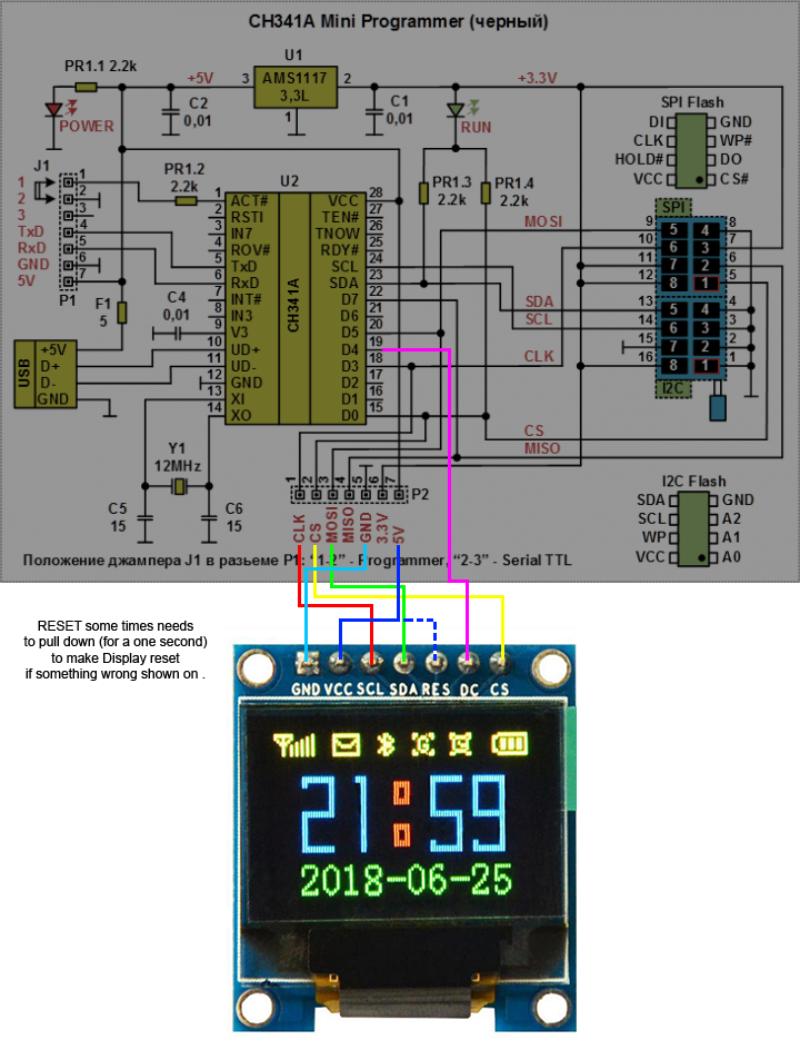 GitHub - the3DAlex/PC_to_SSD1331: Interaction between PC and 0.96 inch ...
