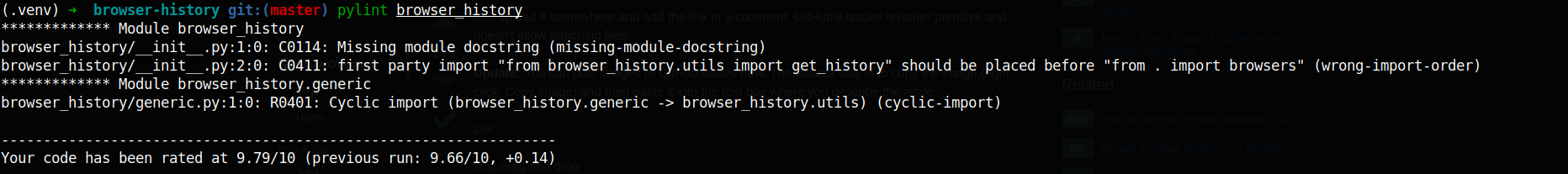 [BUG] Cyclic Import detected. · Issue #19 · browser-history/browser ...