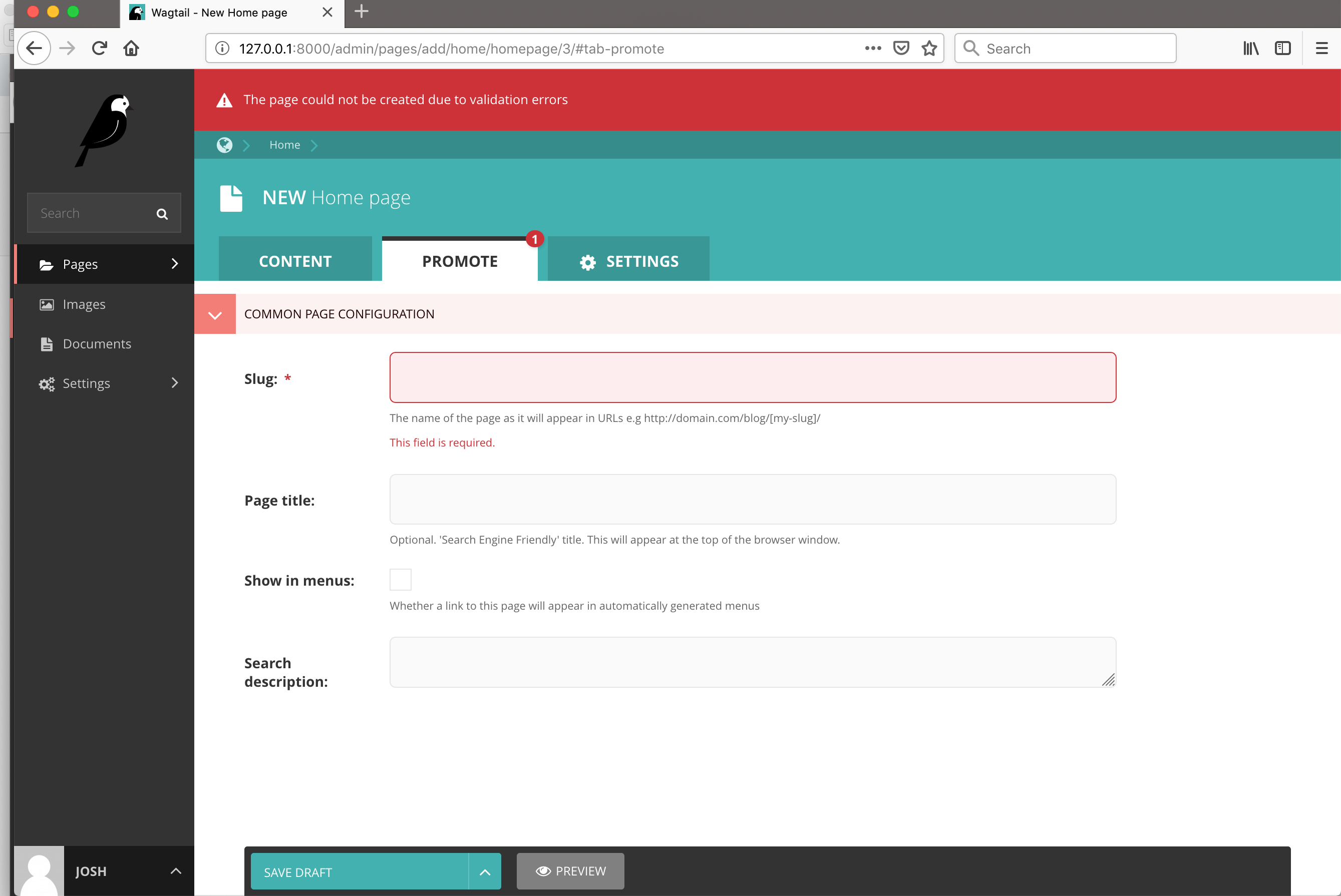 Pages named "before" raise slug validation errors on save · Issue #4881 ...