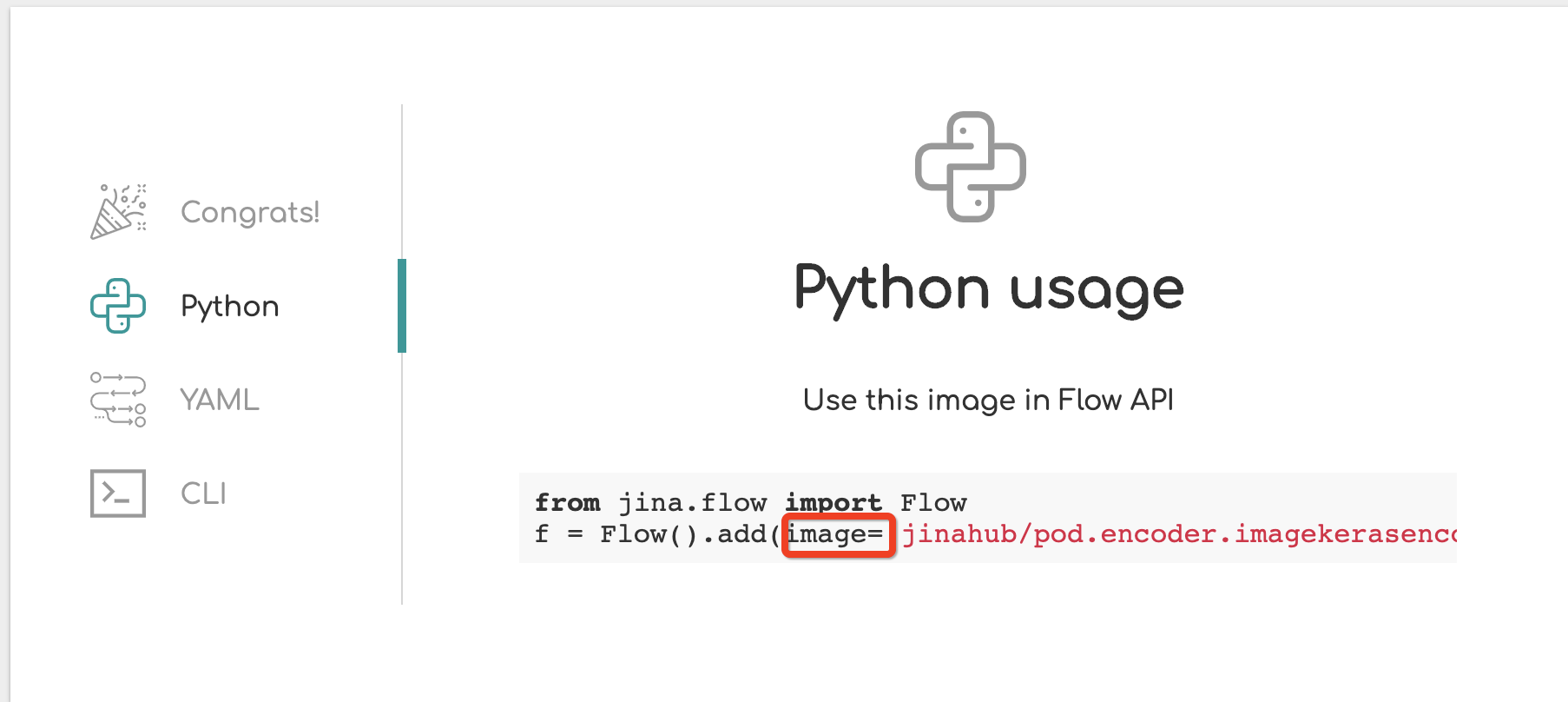 update the jina hub pop-up window · Issue #973 · jina-ai/serve · GitHub