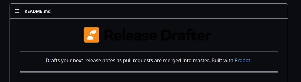 Github dark mode and image in readme · Issue #937 · release-drafter ...