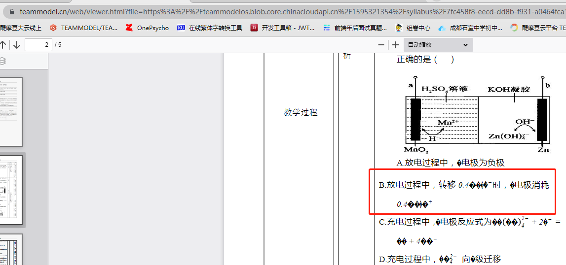 Some of the chemical formulas are rendered incorrectly during the ...