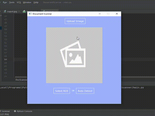 GitHub - Sailesh01/DocumentScanner: a GUI to scan the image and extract ...