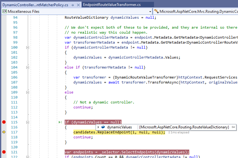 DynamicControllerEndpointMatcherPolicy is broken · Issue #22956 ...