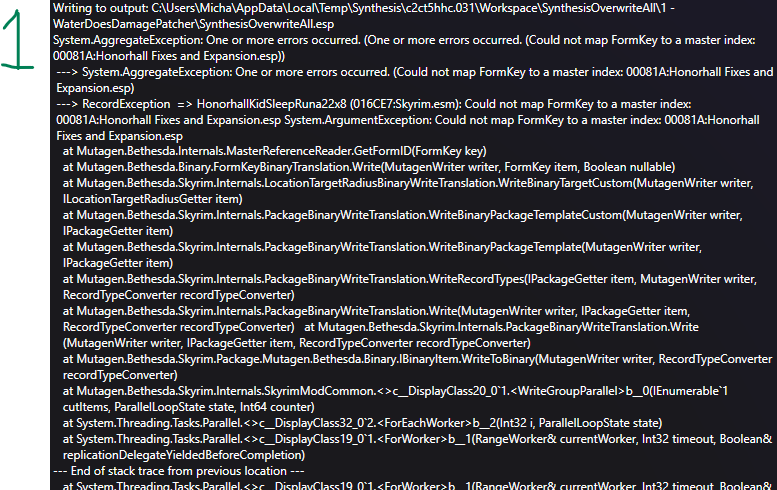 Crash on final output of Synthesis Plugin · Issue #376 · Mutagen ...