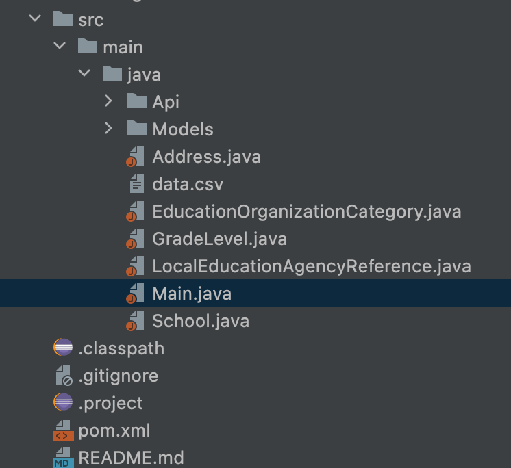 GitHub EdFiExchangeOSS/EdFiJavaExample This repo holds a Java