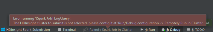 [IntelliJ] Run remotely failed without setting the congfig file for ...
