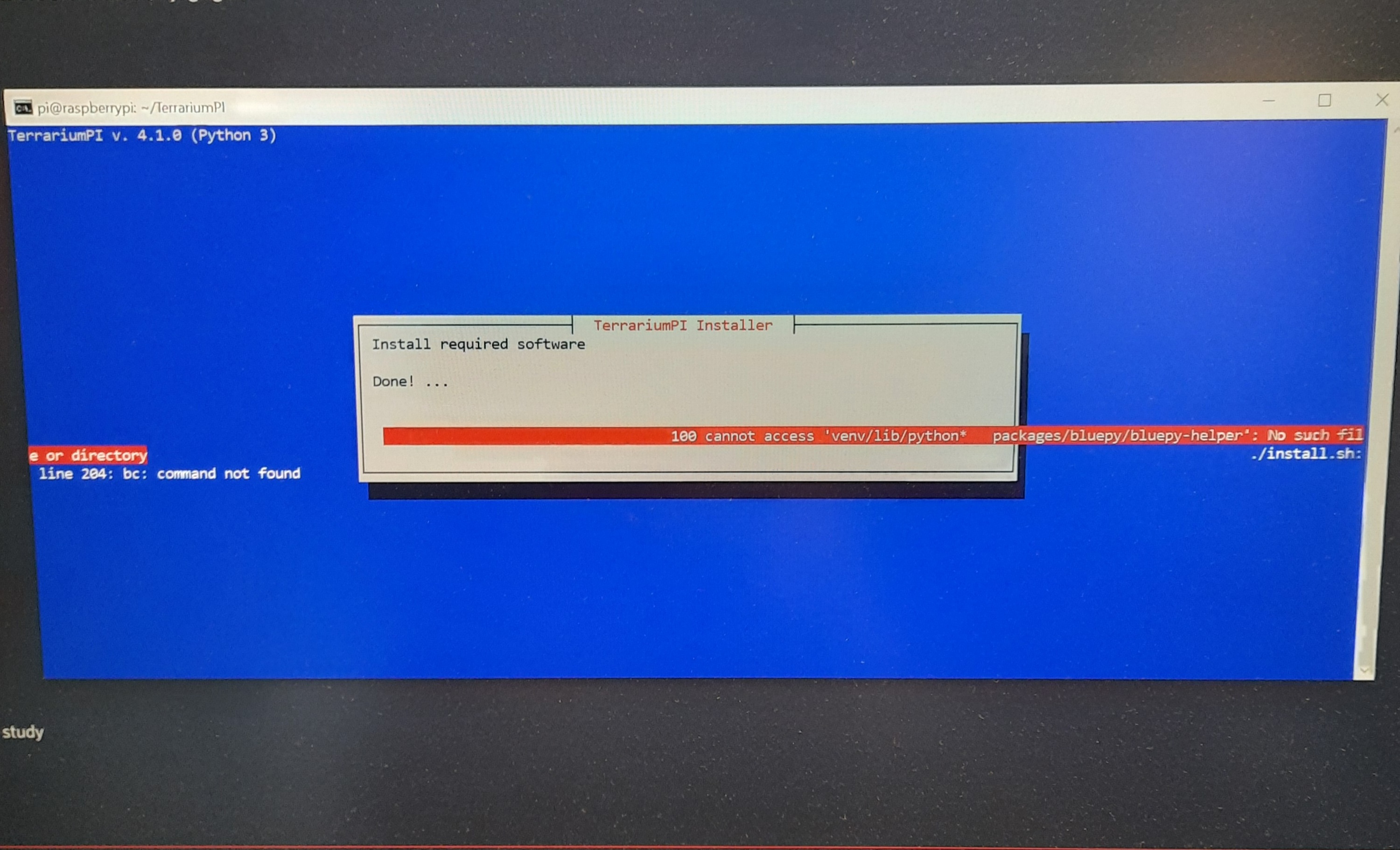 [BUG]: TerrariumPi does not install on Raspberry Pi 3B+ · Issue #650 ...