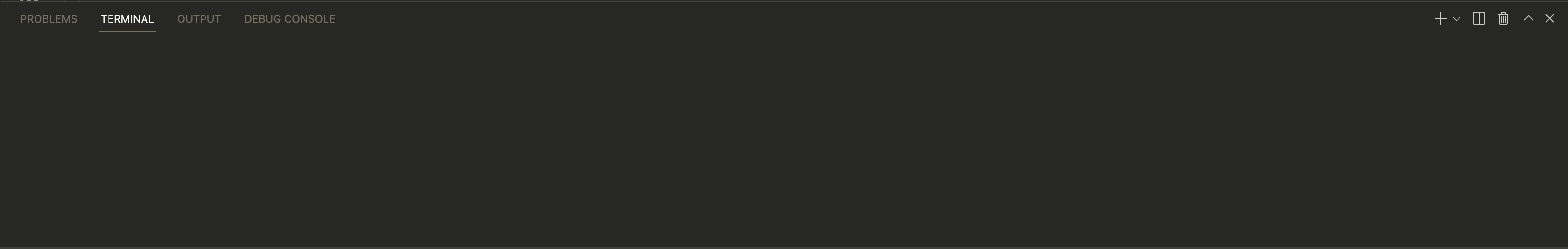 The Terminal panel is always opened on the first launch · Issue #166683 ...