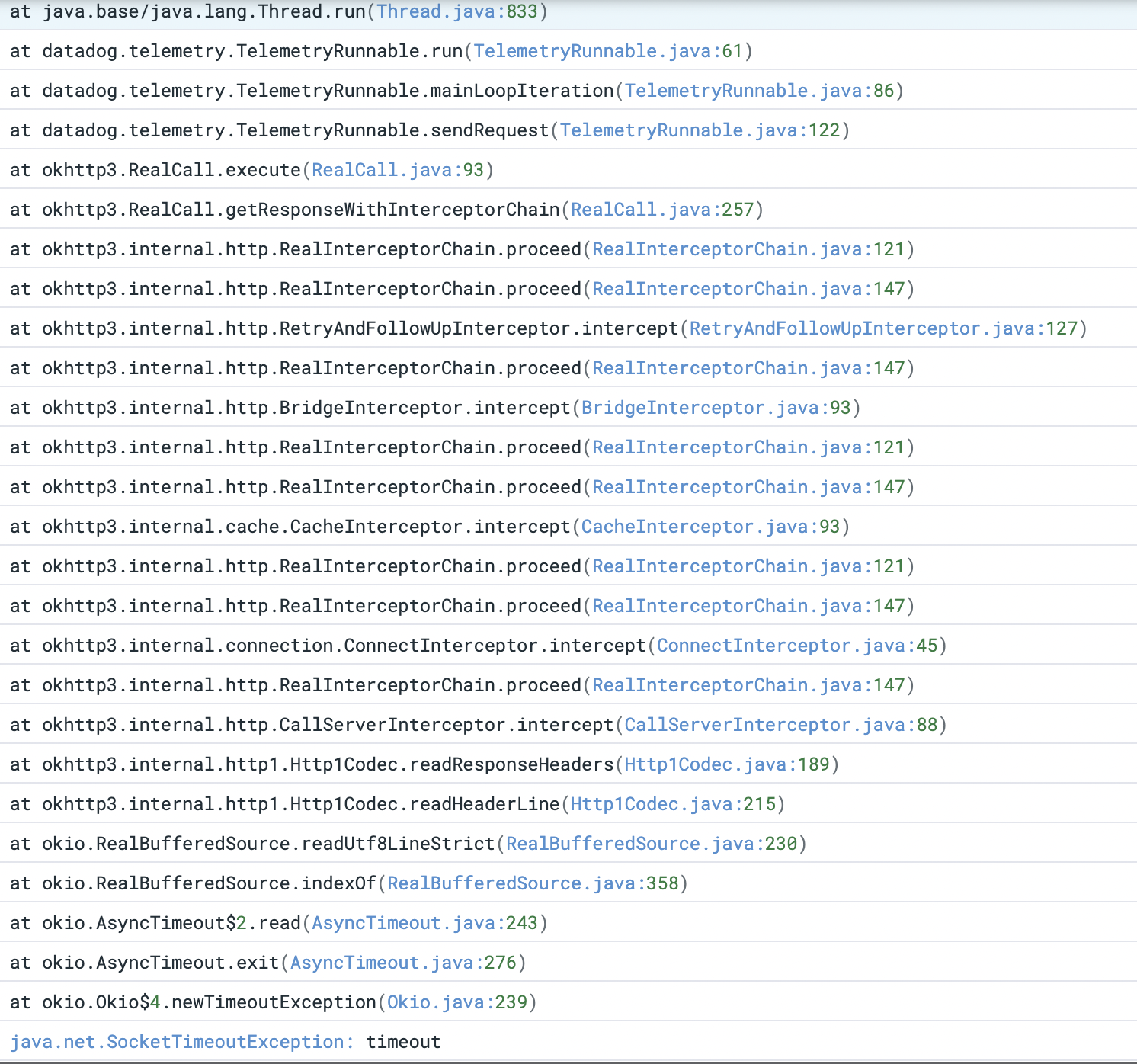 dd-trace-java agent spams logs with warnings from datadog.telemetry ...