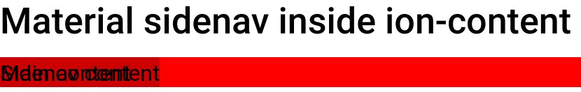 Material sidenav drawer is not displayed correctly in Ionic · Issue ...