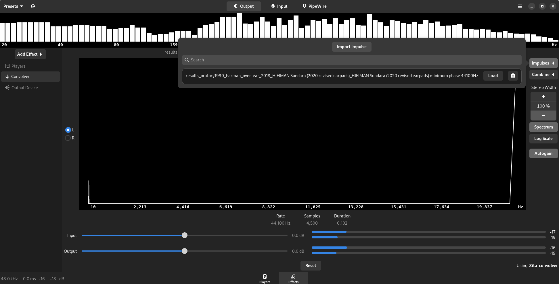 Easy Effects Convolver not making any sound difference · Issue 600