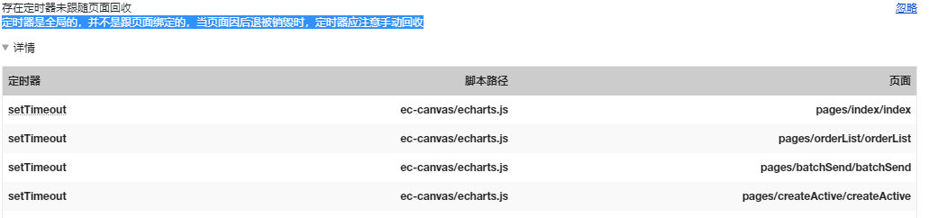 小程序中echarts定时器如何清除 · Issue #414 · ecomfe/echarts-for-weixin · GitHub