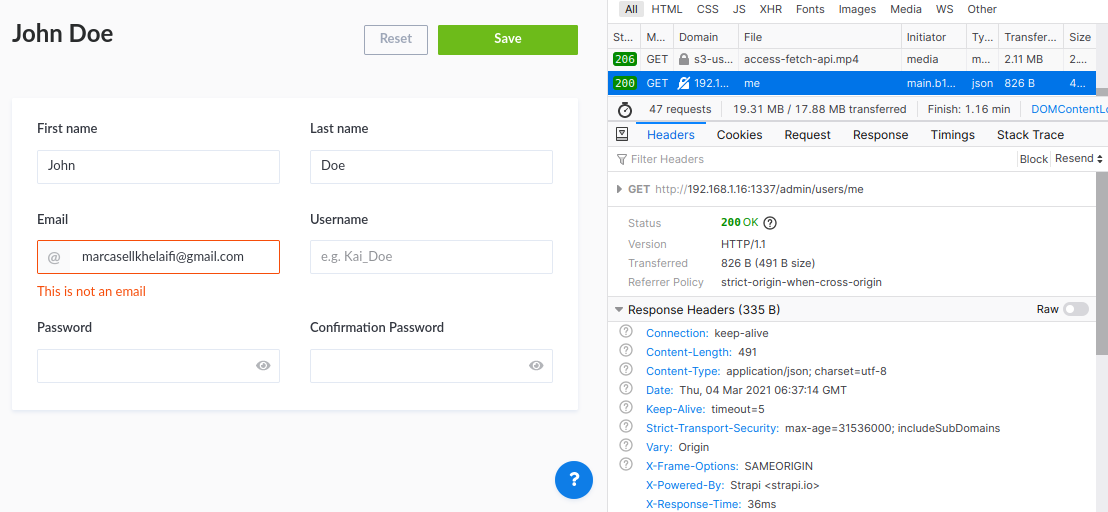 Unable to modify profile in Admin Panel · Issue #9595 · strapi/strapi ...